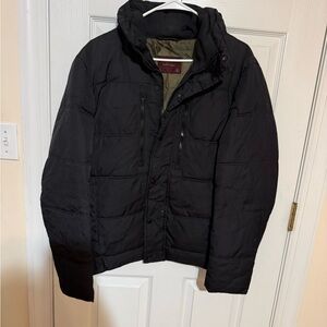 Zara Men's Dark Puffer Jacket